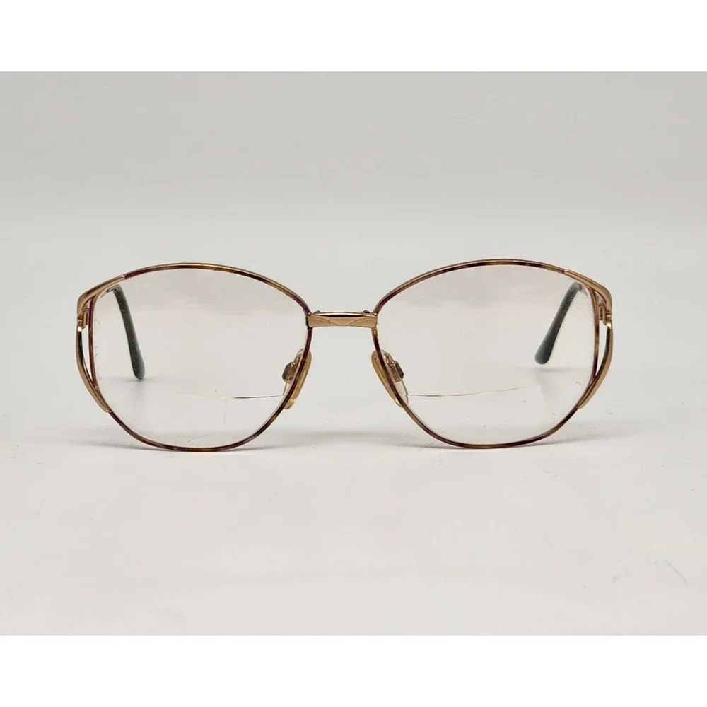Yves Saint Laurent YSL 4080 Y307 Gold Tone Eyeglasses Frames 54-15-130 Vintage
